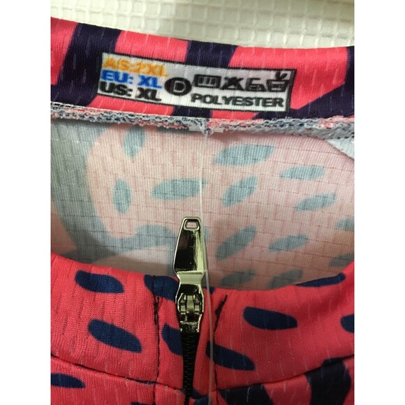 Men’s Adult AOGDA Full Zip CYCLING Short Sleeve Shirt Jersey Size L-XL Chest 42" - Picture 5 of 8